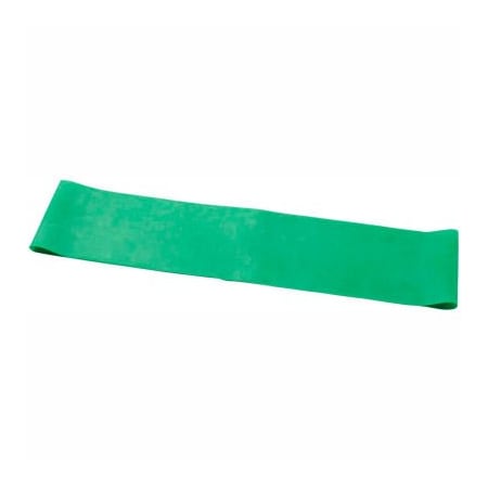 Fabrication Enterprises CanDo Exercise Band Loop, 15" Long, Green, 10/PK 10-5263-10